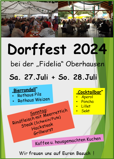 Dorffest 2024 Gemeindeblatt F